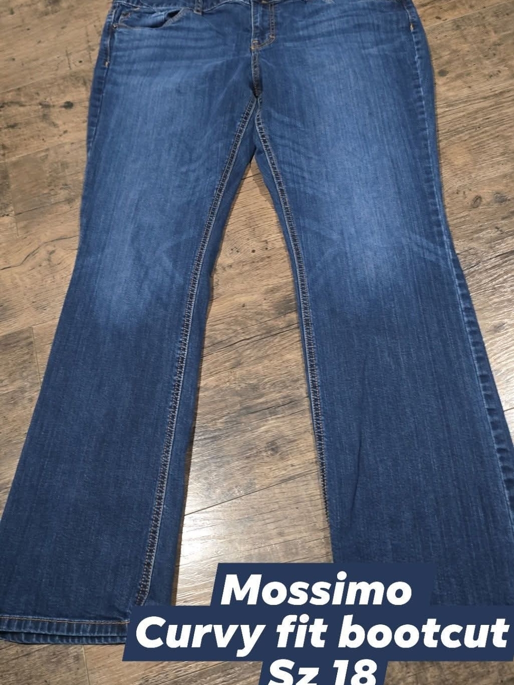 Mossimo Dark Blue Bootcut Jeans Sz 18